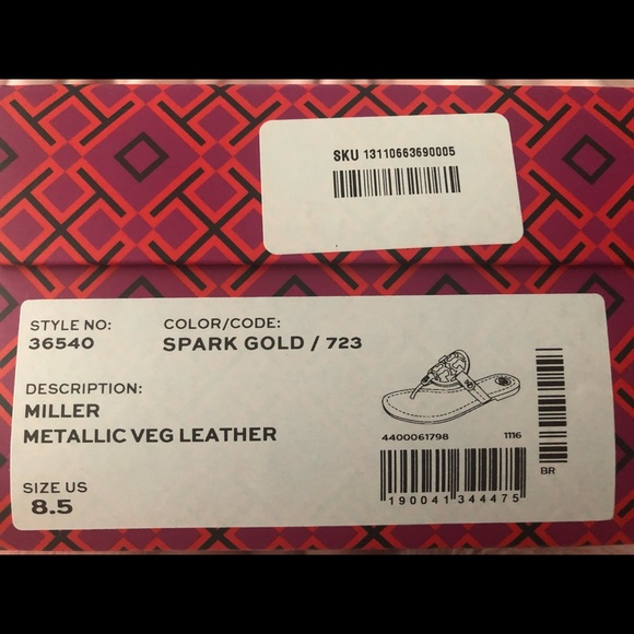 TORY BURCH-NWT Gold Sandals - Picture 12 of 16